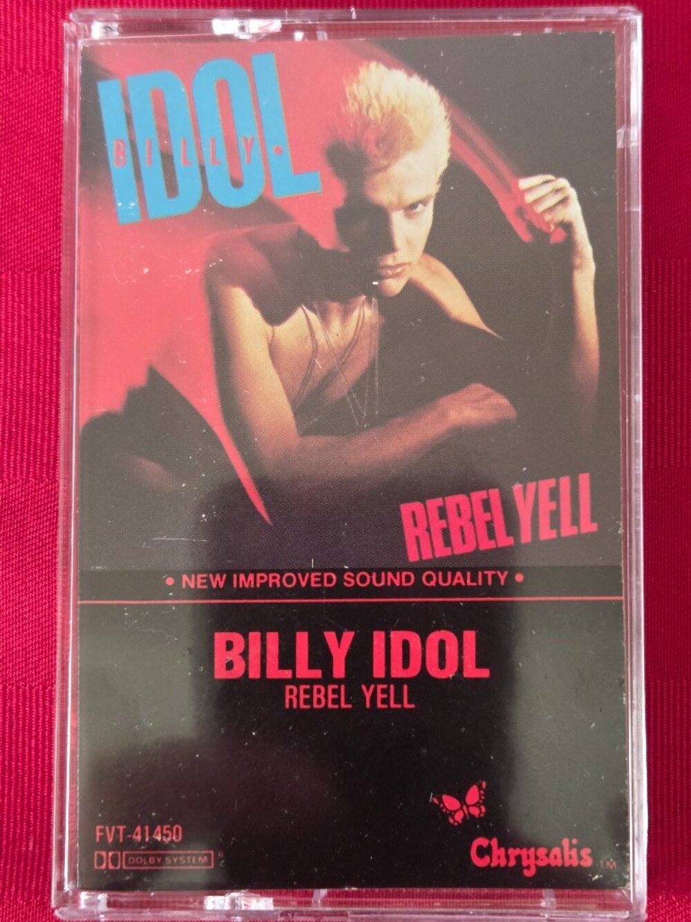 VINTAGE, 1983 BILLY IDOL, REBEL YELL CASSETTE!!!